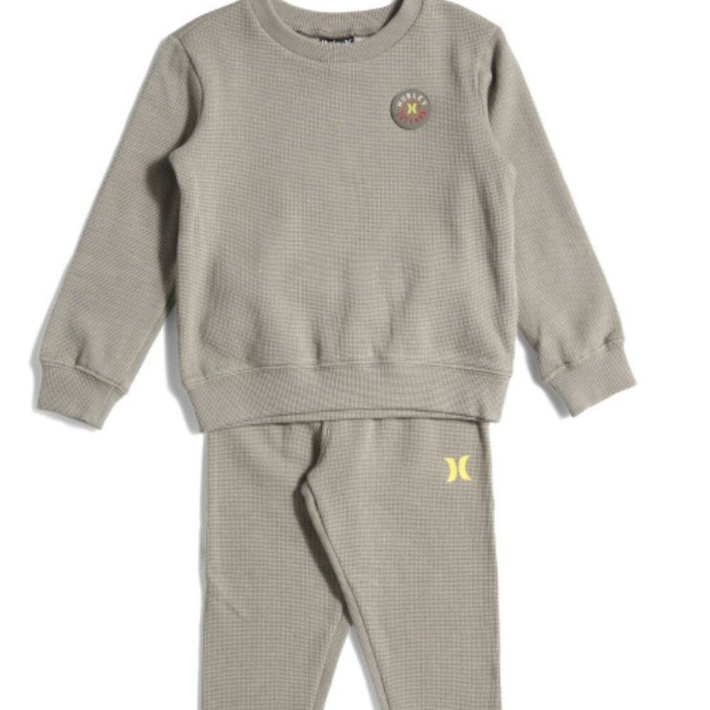 NWT HURLEY Toddler Boys 2pc Fleece Pants Set Size 2T